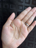 18K Real Saudi Gold Rope Bracelet